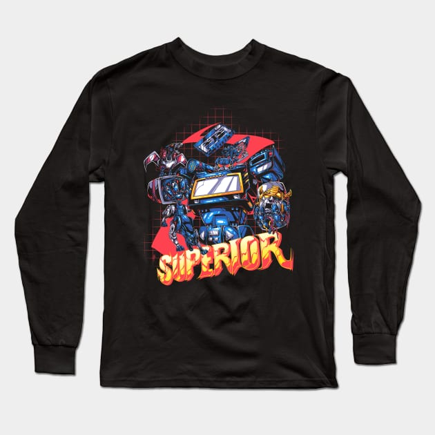 Superior Sounds Long Sleeve T-Shirt by BoBradshaw